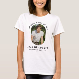 Proud Nana von 2025 Graduate Foto T-Shirt