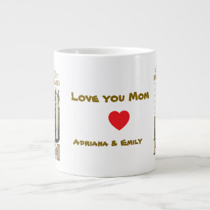 Proud National Guard Mama - Patriotic Military Jumbo-Tasse