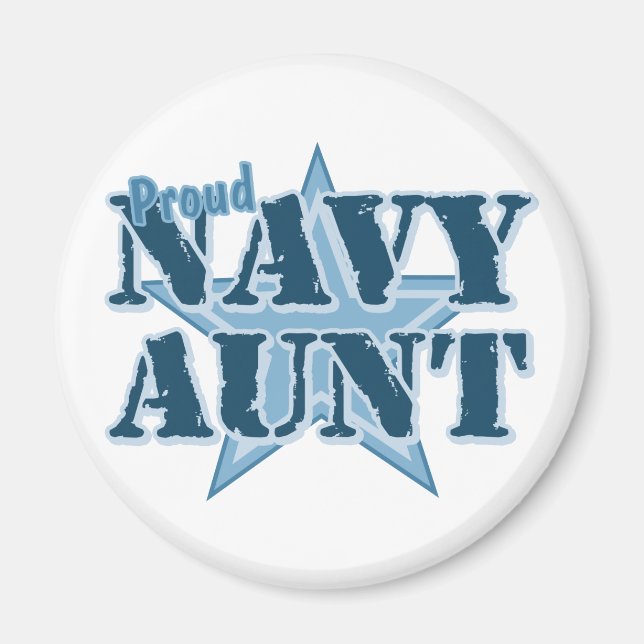 Proud Navy-Tante Magnet (Vorne)