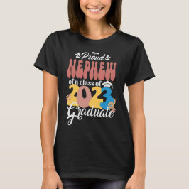 Proud NEPHEW einer Klasse von 2023 Graduate Retro T-Shirt