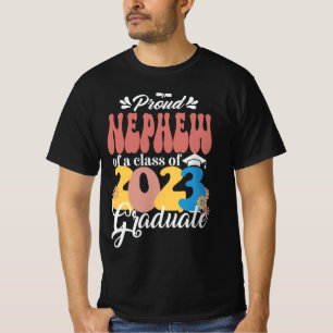 Proud NEPHEW einer Klasse von 2023 Graduate Retro  T-Shirt