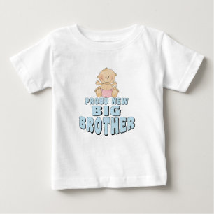 Proud New Big Brother Girl Baby T-shirt
