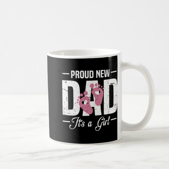 Proud New Dad Daddy It's A To Be 1st Time Father  Kaffeetasse (Rechts)