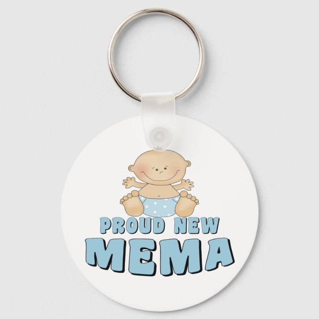 PROUD NEW MeMa-T - Shirt Schlüsselanhänger (Vorderseite)