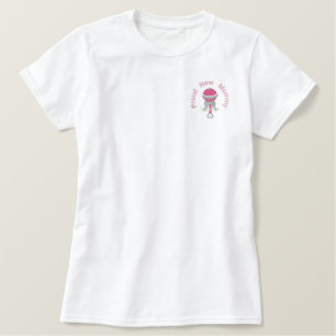 Proud New Mommy Besticktes T-Shirt