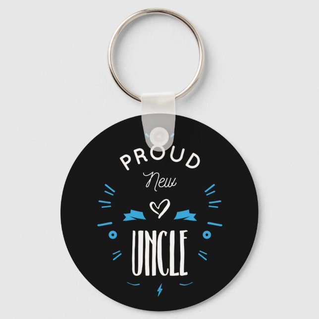 Proud new uncle schlüsselanhänger (Vorderseite)