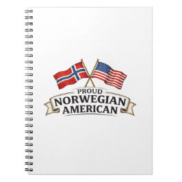 Proud Norwegian American Notebook Notizblock