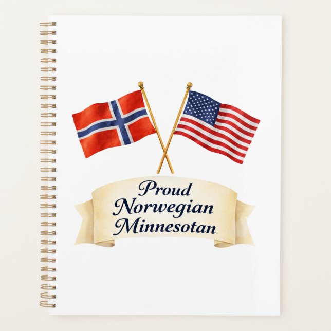 Proud Norwegian Minnesotan Heritage Planner (Devant)