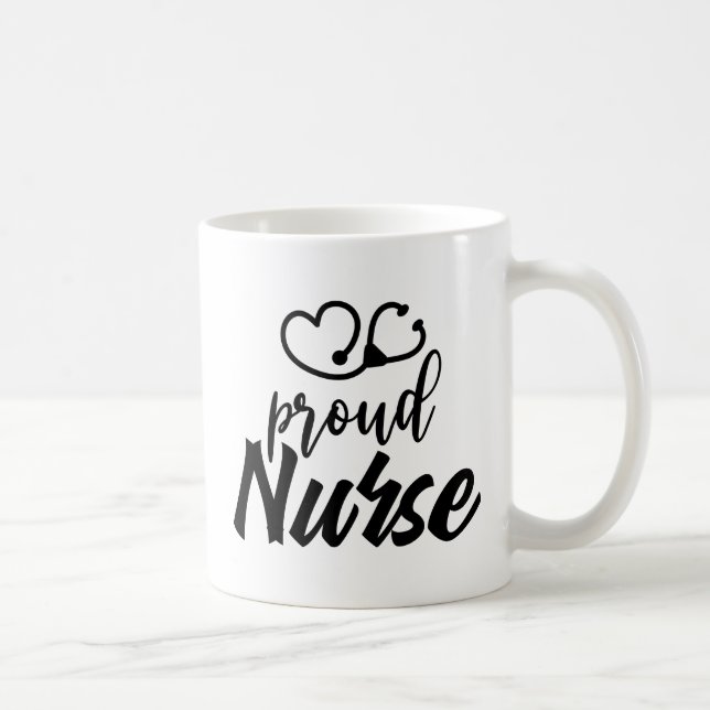 Proud Nurse Kaffeetasse (Rechts)