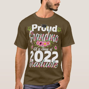 Proud Oma der Klasse 2022 Graduate Funny Flor T-Shirt