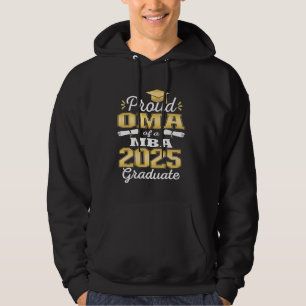 Proud OMA der Klasse 2025 MBA Grad Familien Hoodie