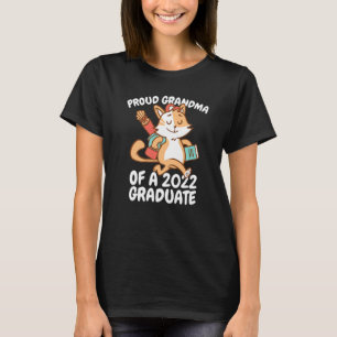 Proud Oma einer Klasse von 2022 Niedlicher Katze m T-Shirt
