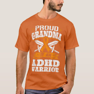 Proud Oma eines ADHS Krieger Aufmerksamkeitsdefizi T-Shirt