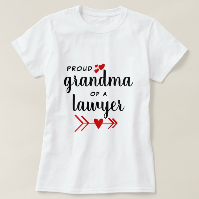 Proud Oma eines Anwalts T-Shirt (Design vorne)