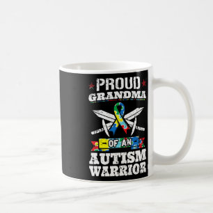 Proud Oma eines Autismus Kriegers Autistische Awar Kaffeetasse