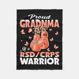 Proud Oma eines Rsd Crps Krieger Bewusstsein Boxi Fleecedecke