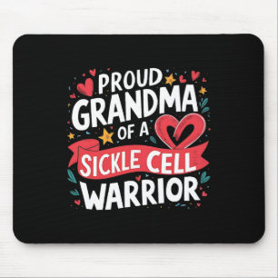 Proud Oma eines Sichelzellenkriegers Mousepad
