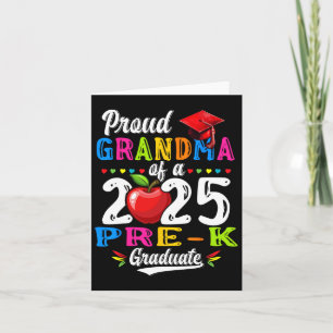 Proud Oma of 2025 Pre-k Graduate Abschluss Karte
