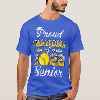 Proud Oma of a 2022 Senior Leopard Softball Ga T-Shirt