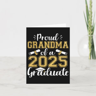 Proud Oma of a 2025 Graduate for Family Gradua Karte