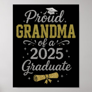 Proud Oma of a Graduate Senior Abschluss 2025 Poster