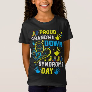 Proud Oma T21 World Down Syndrome Awareness Da T-Shirt