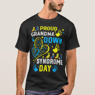 Proud Oma T21 World Down Syndrome Awareness Da T-Shirt