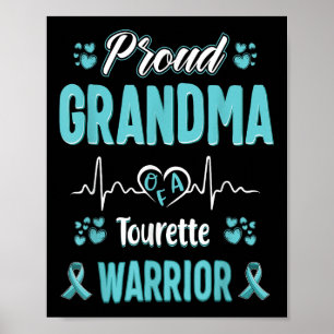 Proud Oma Tourette Syndrom Kriegersicht Poster