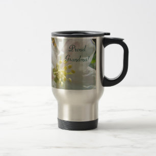Proud Oma Travel Coffee Mug Apfelblüten Reisebecher