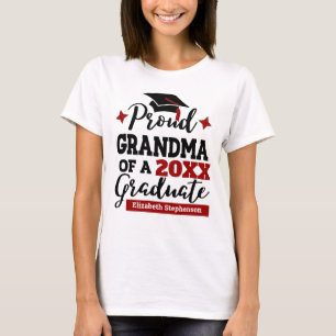 Proud Oma von 2022 Absolvent schwarzen roten Tasse T-Shirt