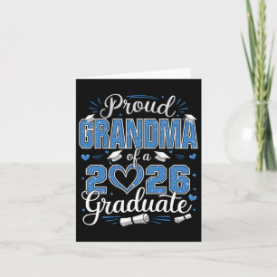 Proud Oma von 2026 Graduate 26 Senior G Karte