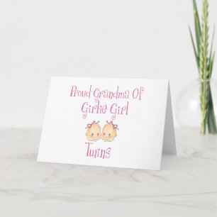 Proud Oma von Girl Twins Karte