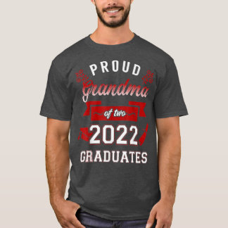 Proud Oma von zwei 2022 Absolventen T-Shirt