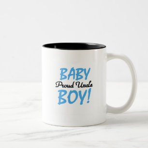Proud Onkel Baby Boy T - Shirt und Geschenke Zweifarbige Tasse