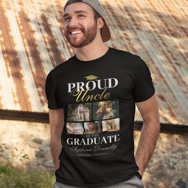 Proud Onkel des Graduate T - Shirt (Von Creator hochgeladen)