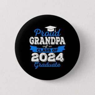 Proud Opa of 2024 Graduate Phantastisch Family Col Button