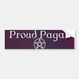 Proud Pagan bumper sticker Autoaufkleber
