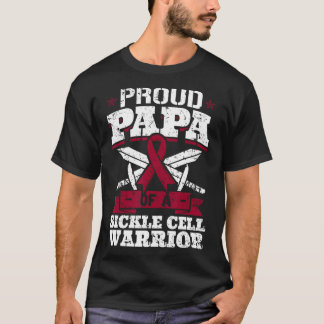 Proud Papa eines Sichelzellenkriegers T-Shirt