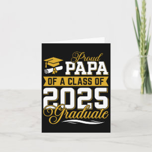 Proud Papa mit einer Cl von 2025 Absolvent/in Seni Karte
