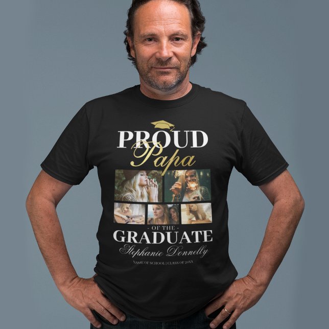 Proud Papa vom Graduate T - Shirt (Von Creator hochgeladen)