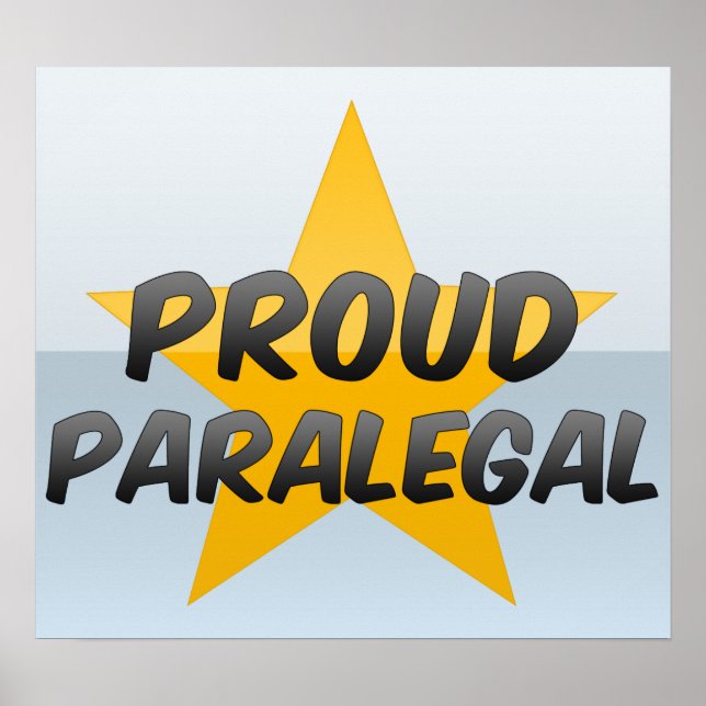 Proud Paralegal Poster (Vorne)