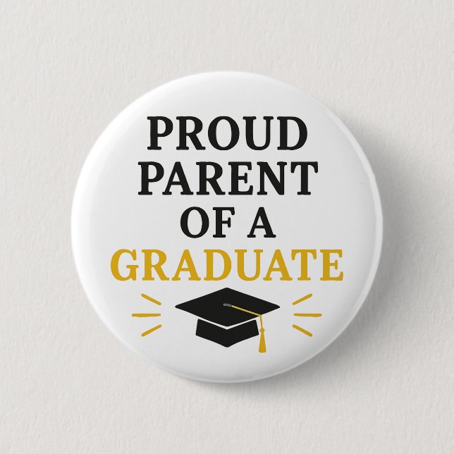 Proud Parent of a Graduate Button (Vorderseite)