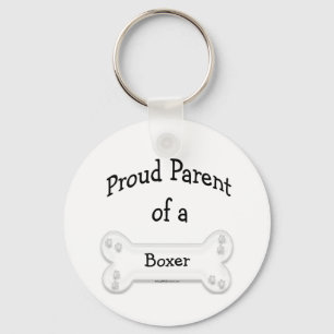 Proud Parent of Boxer Schlüsselanhänger