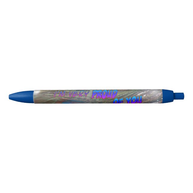 Proud Peacock Feathers Pen Kugelschreiber (Vorderseite)