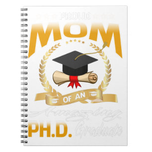 Proud PHD Graduate Mama Notizblock