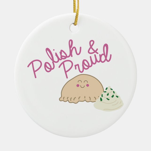 Proud Pierogi Keramik Ornament (Vorne)