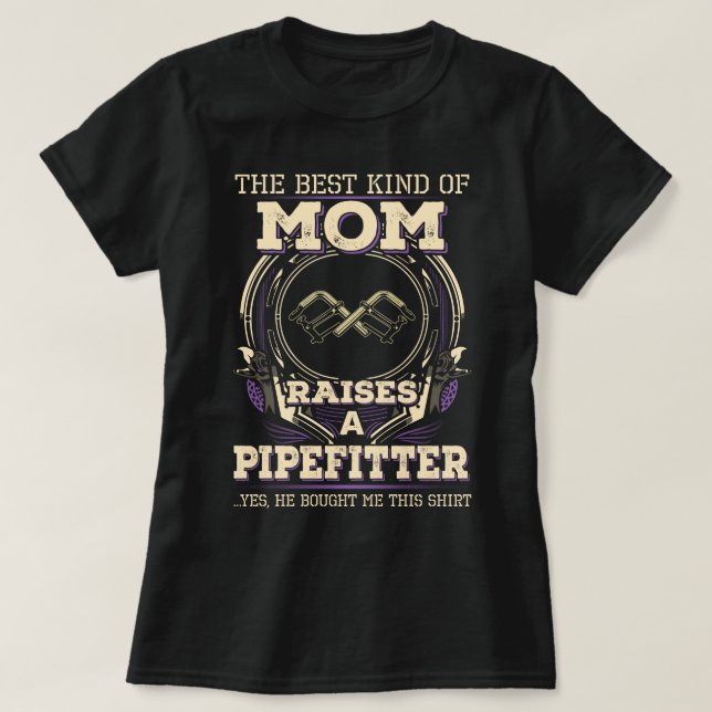 Proud Pipefitters Mama T-Shirt (Design vorne)