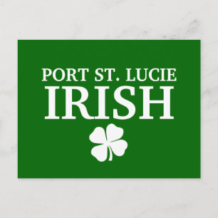 Proud PORT ST. LUCIE IRISH! St Patrick's Day Postkarte
