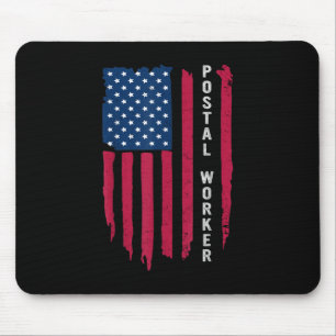 Proud Postarbeiter Postmaster US Post Service Mem Mousepad