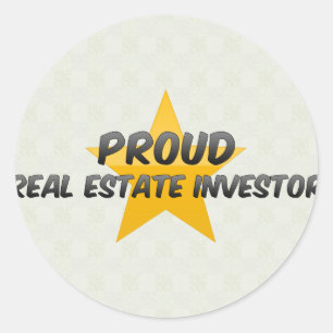 Proud Real Anwesen Investor Runder Aufkleber